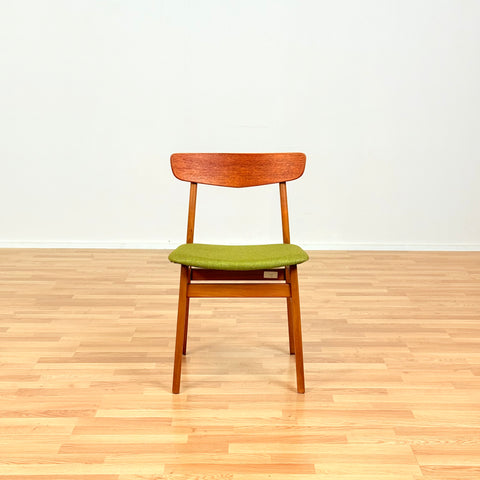 Danish dining chairs in teak & beech by Findahl