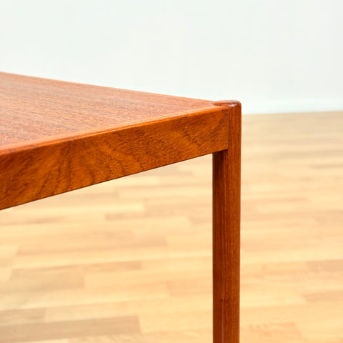 Swedish side table in teak