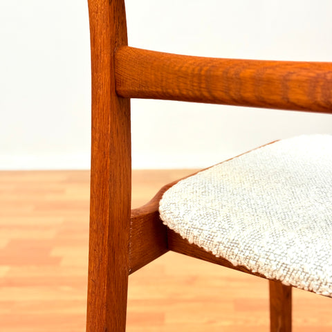 Danish dining chairs in teak & oak