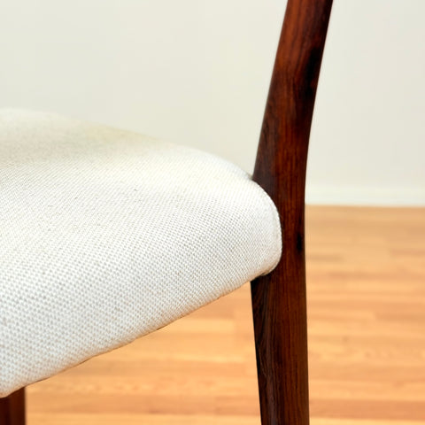 Danish dining chairs in Santos rosewood by Nytorv Møbellager