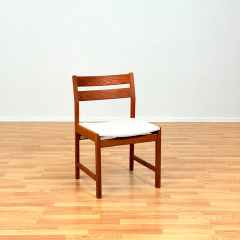 Danish dining chairs in solid oak by Kurt Østervig, for KP Møbler