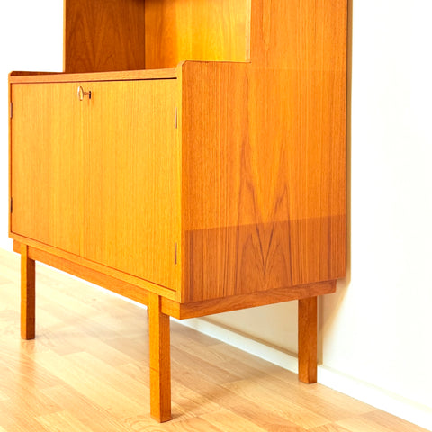 Swedish bookshelf in teak