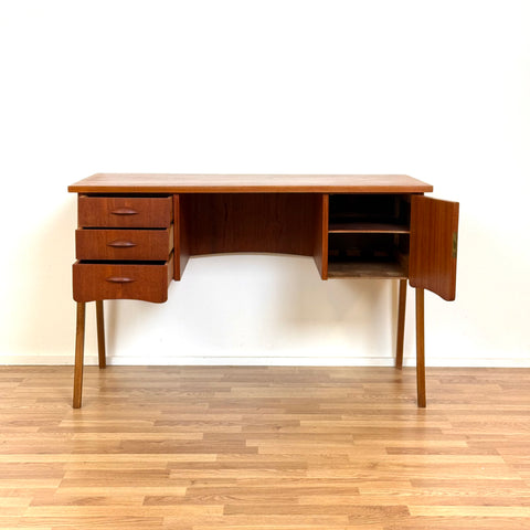 Writing desk in teak, 1950s-60s, Denmark - Beyo Vintage