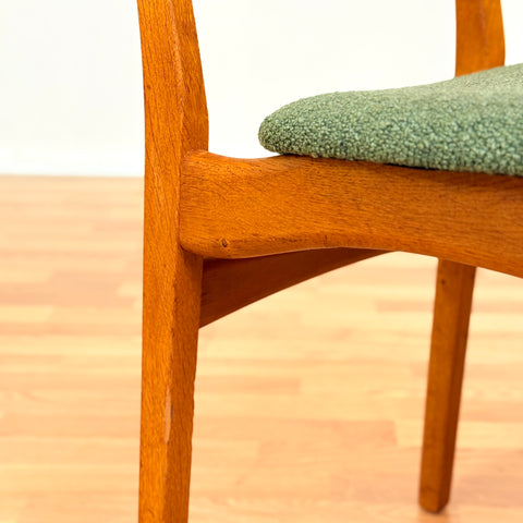 Danish dining chairs in teak & oak by Farstrup