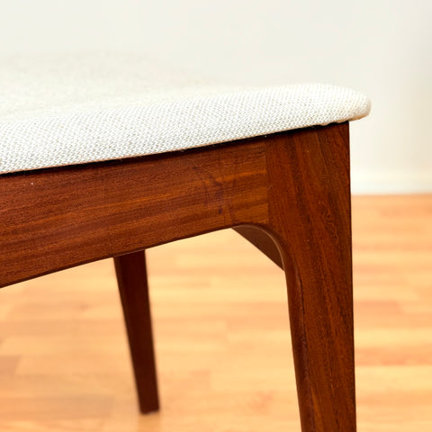 Danish set of 6 dining chairs in walnut by Eric Buch