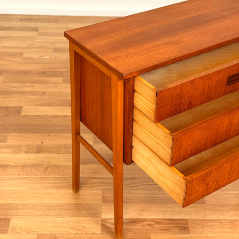 Chest of drawers in teak, 1950s-60s, Sweden