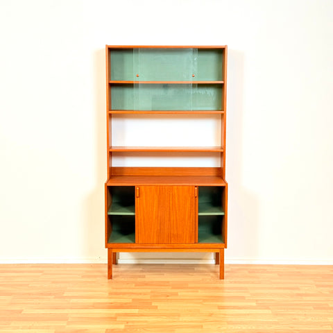 Swedish bookshelf in teak by B. Fridhagen for Bodafors