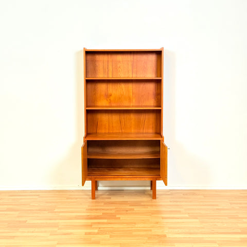 Swedish bookshelf in teak
