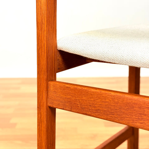 Danish dining chairs in solid oak by Kurt Østervig, for KP Møbler