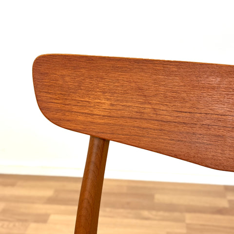 Set of 6 chairs made of teak and beech by Findahl möbelfabrik, 1950s-60s, Denmark - Beyo Vintage