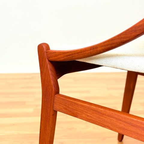 Danish dining chairs in teak by Vestervig Eriksen for Brdr. Tromborg, model 'BT21'