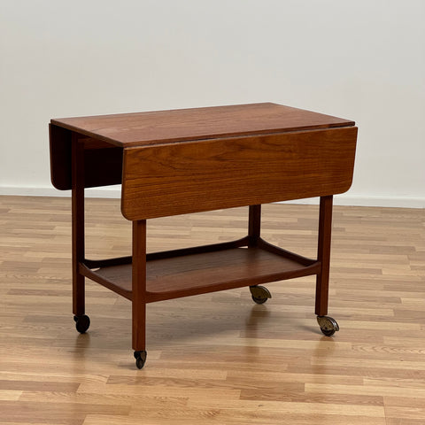 Serving trolley, teak, 1950s-60s.