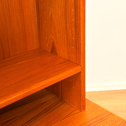 Swedish bookshelf in teak, 1950s-60s