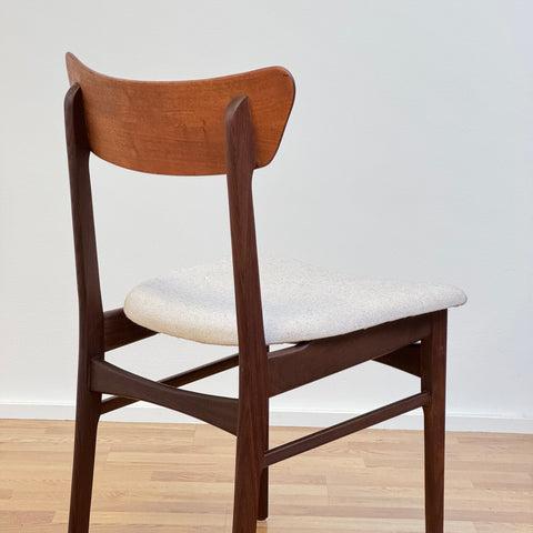 Set of 3+1 dining chairs, Schiønning & Elgaard