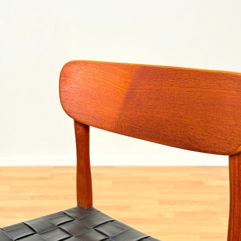 Danish dining chairs in teak
