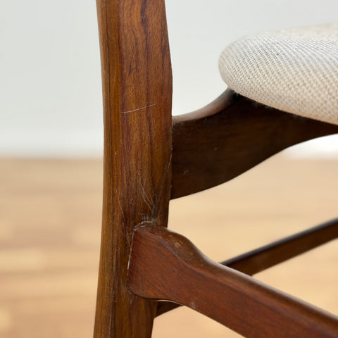 Set of 4 in rosewood and teak, 1950s-60s, Denmark - Beyo Vintage