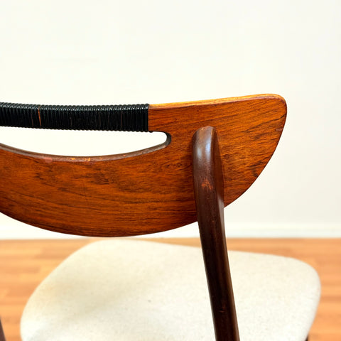 Danish dining chairs in Santos rosewood & teak