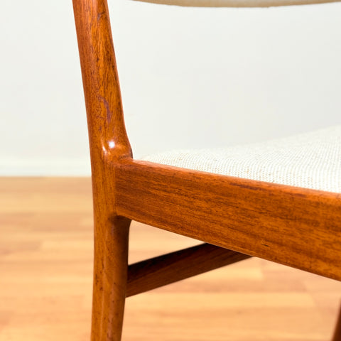 Danish dining chairs in Santos rosewood by Kai Lyngfeldt Larsen