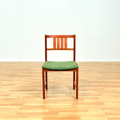 Swedish set of 4 dining chairs in teak