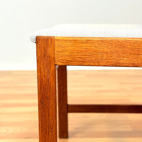 Danish dining chairs in solid oak by Kurt Østervig, for KP Møbler