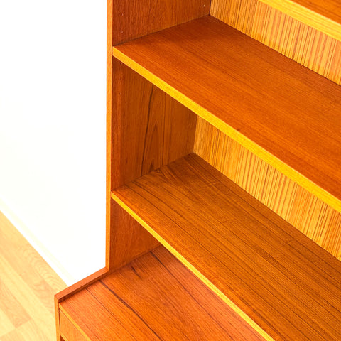 Swedish bookshelf in teak