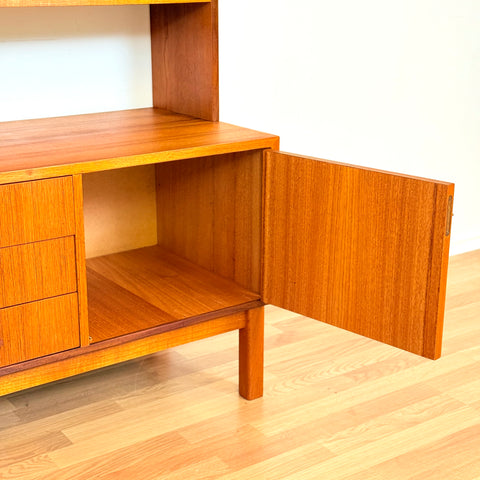 Swedish bookshelf in teak