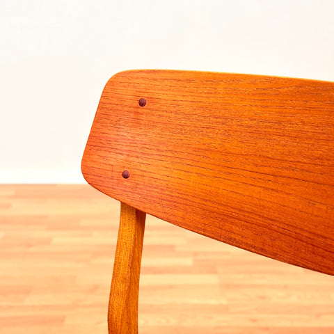 Danish dining chairs in teak & oak by Farstrup