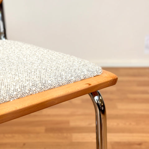 Set of 6 dining chairs in beech by Marcel Breuer Cesca for BENE, 1980s-90s, Austria