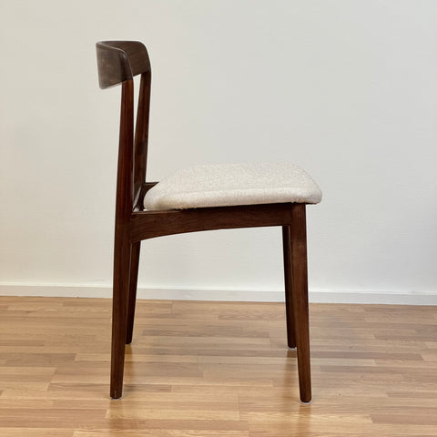 Set of 4 dining chairs in mahogany