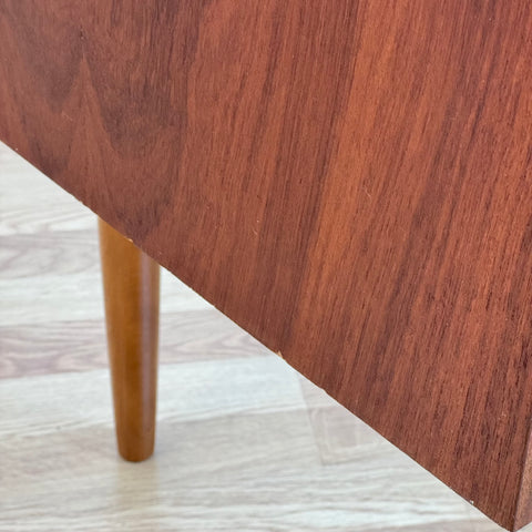 Writing desk in teak, Denmark, 1950s-60s.