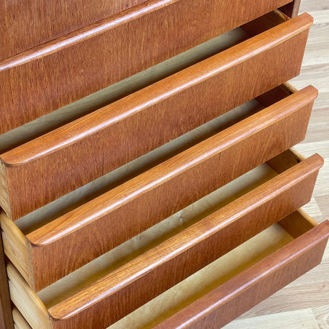 Chest of Drawers, teak, Denmark, 1950s-60s.