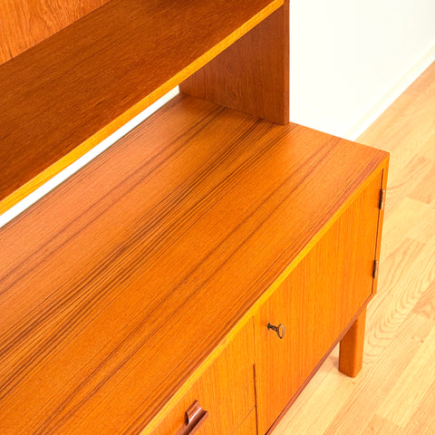 Swedish bookshelf in teak