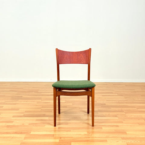 Swedish set of 6 dining chairs "Ole" in teak & oak by IKEA