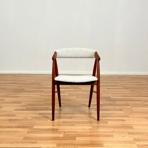 Set of 4 chairs in teak, by Ejner Larsen & Aksel Bender Madsen, 1950s-60s, Denmark