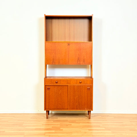 Swedish bookshelf in teak