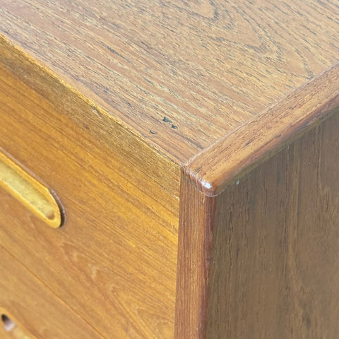 Chest of drawers in teak, 1950-60s