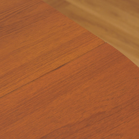 Swedish round dining table in teak by Skaraborgs Möbelindustri in Tibro