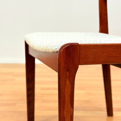 Danish dining chairs in stained beech
