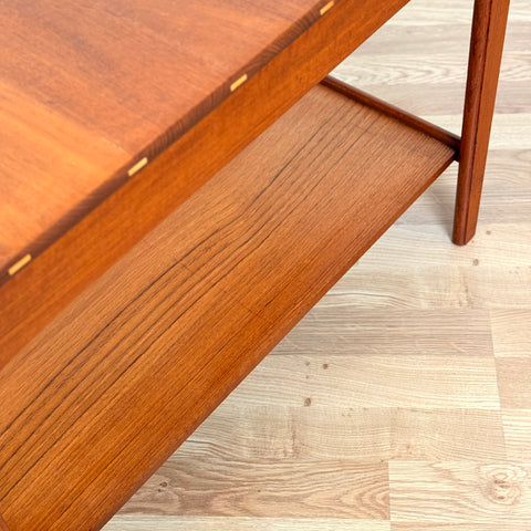 Coffee table in teak by Yngvar Sandström for Seffle Möbelfabrik, 1950s-60s, Sweden