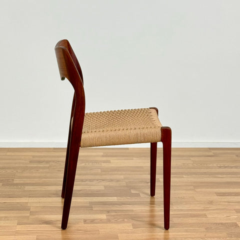 Single chair with papercord, by N.O Moller