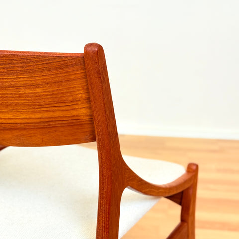 Danish dining chairs in teak by Vestervig Eriksen for Brdr. Tromborg, model 'BT21'