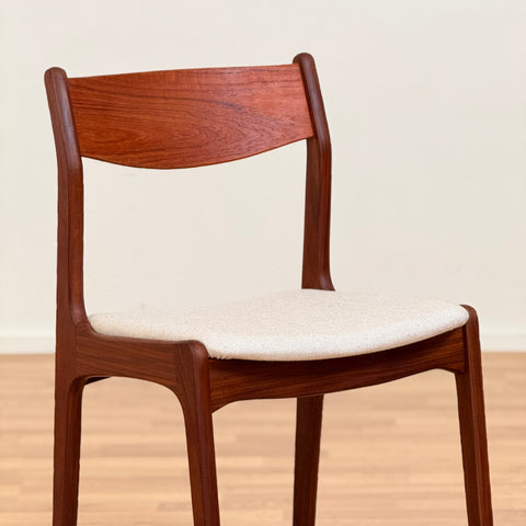 Set of 8 chairs made of teak, 1950s-60s, Denmark - Beyo Vintage
