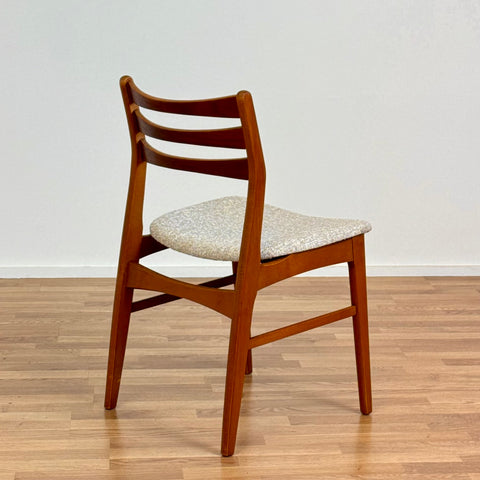 Dining chair in teak & beech