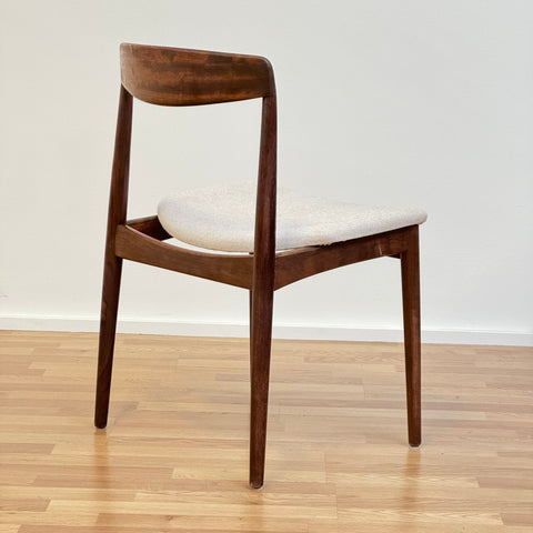 Set of 4 dining chairs in mahogany