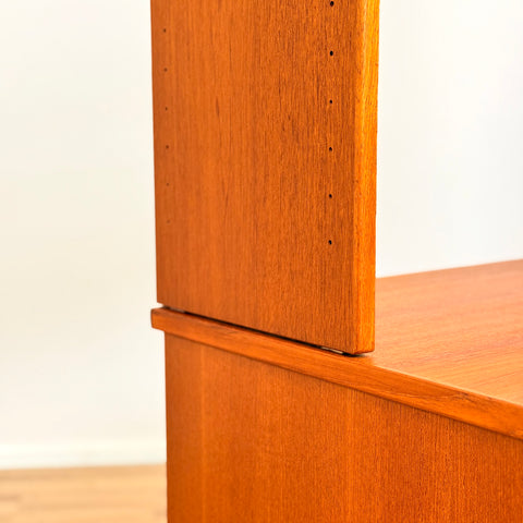 Swedish bookshelf in teak by Ulferts Tibro