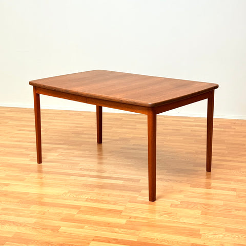 Swedish rectangular dining table in teak by Ulferts Möbler