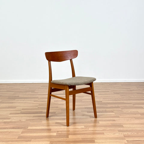 Set of 6 chairs made of teak and beech by Findahl möbelfabrik, 1950s-60s, Denmark - Beyo Vintage