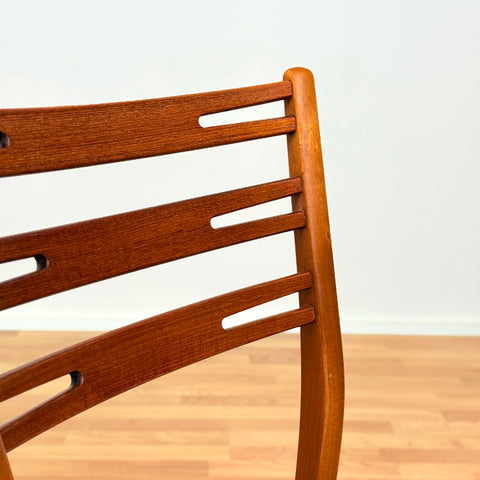 Danish dining chairs in teak & beech by Farstrup, model 219