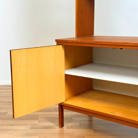 Swedish bookshelf in teak by Ulferts Tibro