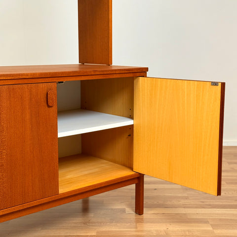Swedish bookshelf in teak by Ulferts Tibro
